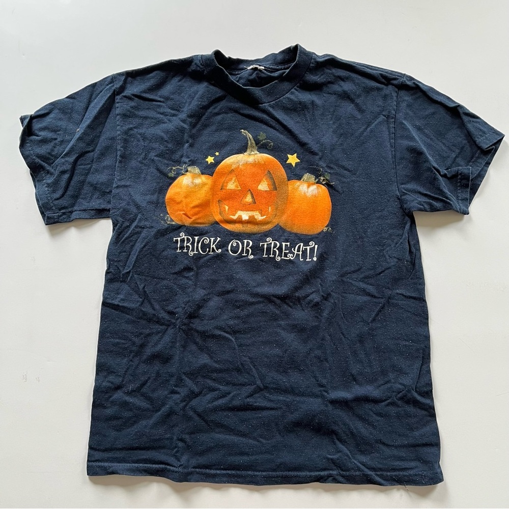 Trick or Treat Jack-O-Lantern Halloween T-shirt - Size S